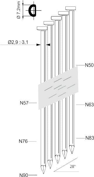 K20026520040 N clous 12EG3183 Ri